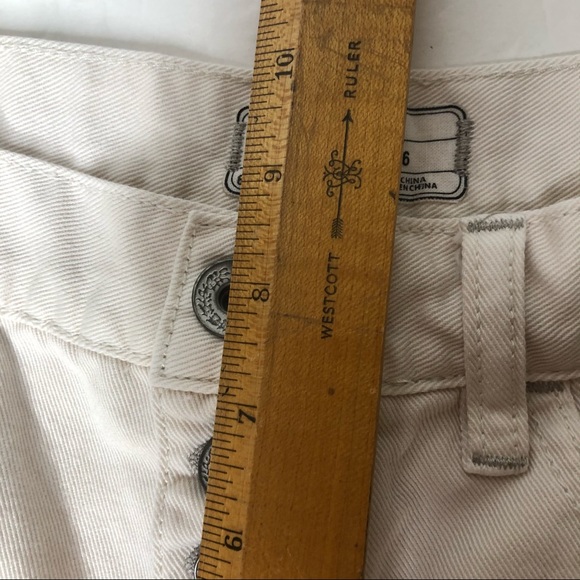 Free People white denim jean shorts - Picture 8 of 9